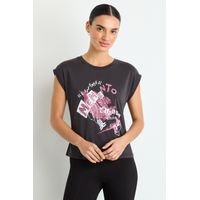 Polera Sin Mangas Mujer Negro