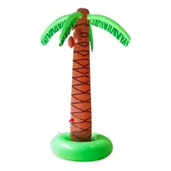 MUNDO MAGIA - Palmera Inflable Rociador De Agua 155cm Piscina Niños Verano