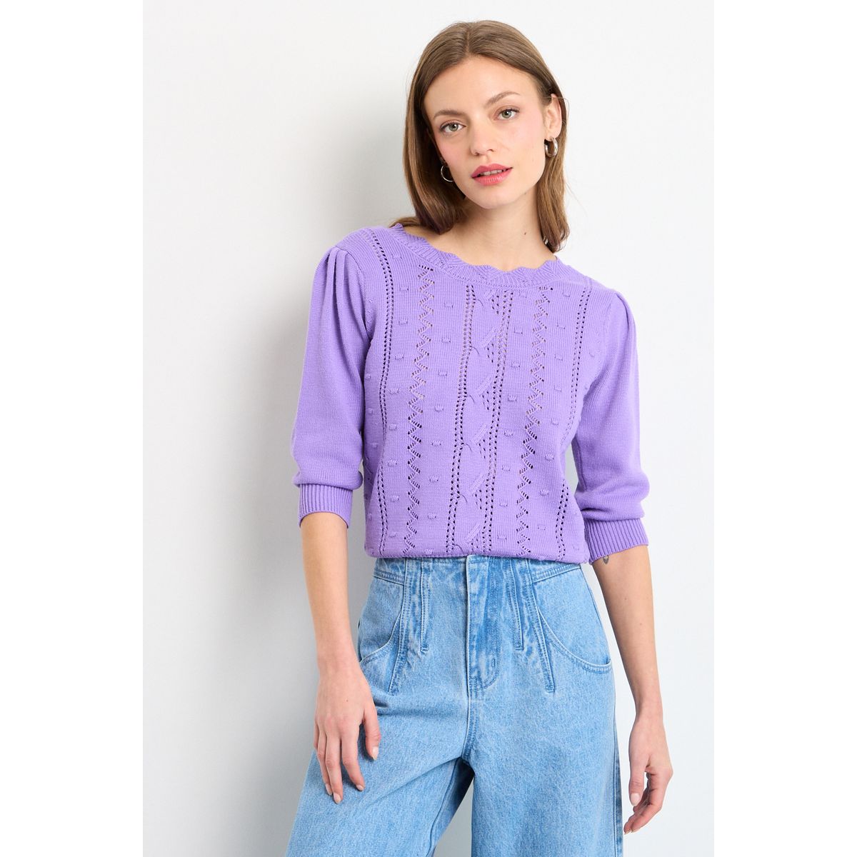 IO - Sweater Mujer Morado IO
