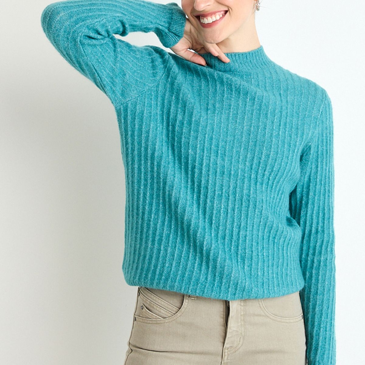 ASH - Sweater Mujer Celeste Ash