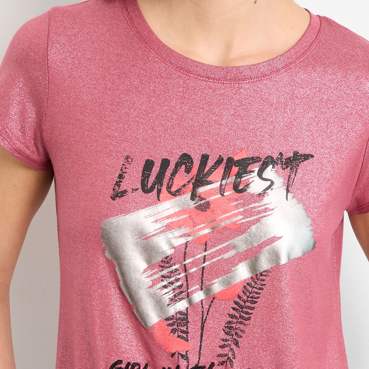 IO - Polera Manga Corta Mujer Rosa IO