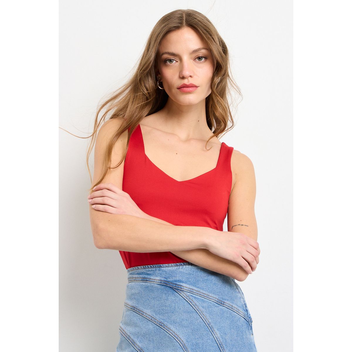 IO - Polera Sin Mangas Mujer Coral IO