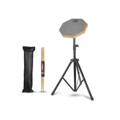 GENERICO - Pad De Práctica Con Atril Y Bolso Y Baquetas