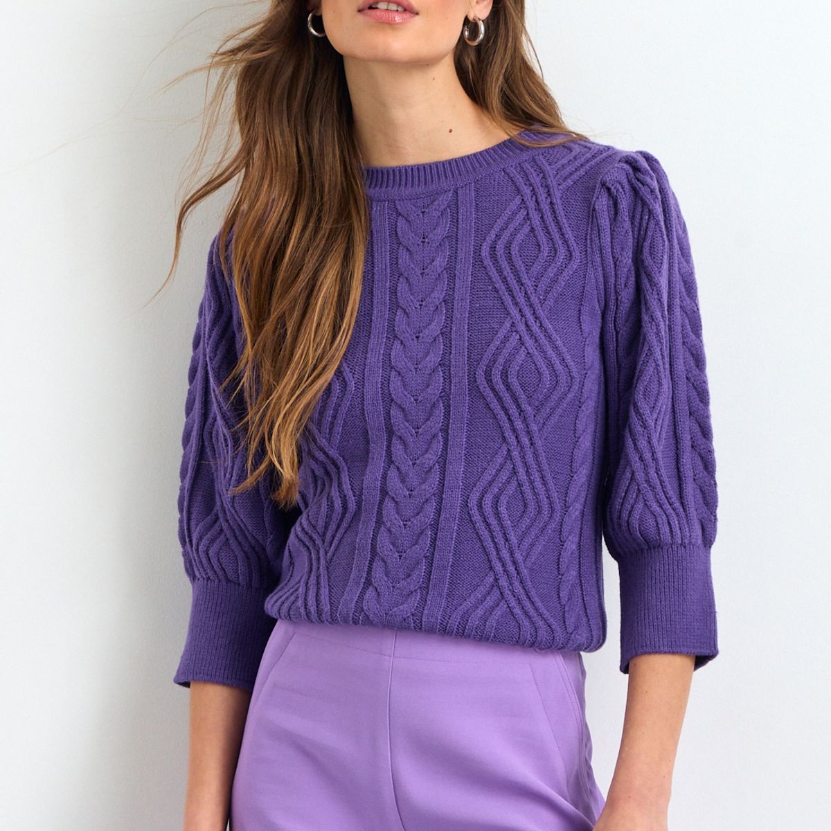 IO - Tejido Mujer Morado IO