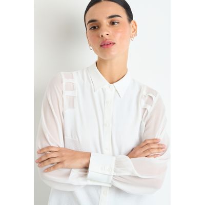 Imagen 2 del producto Blusas Manga Larga Mujer Crudo