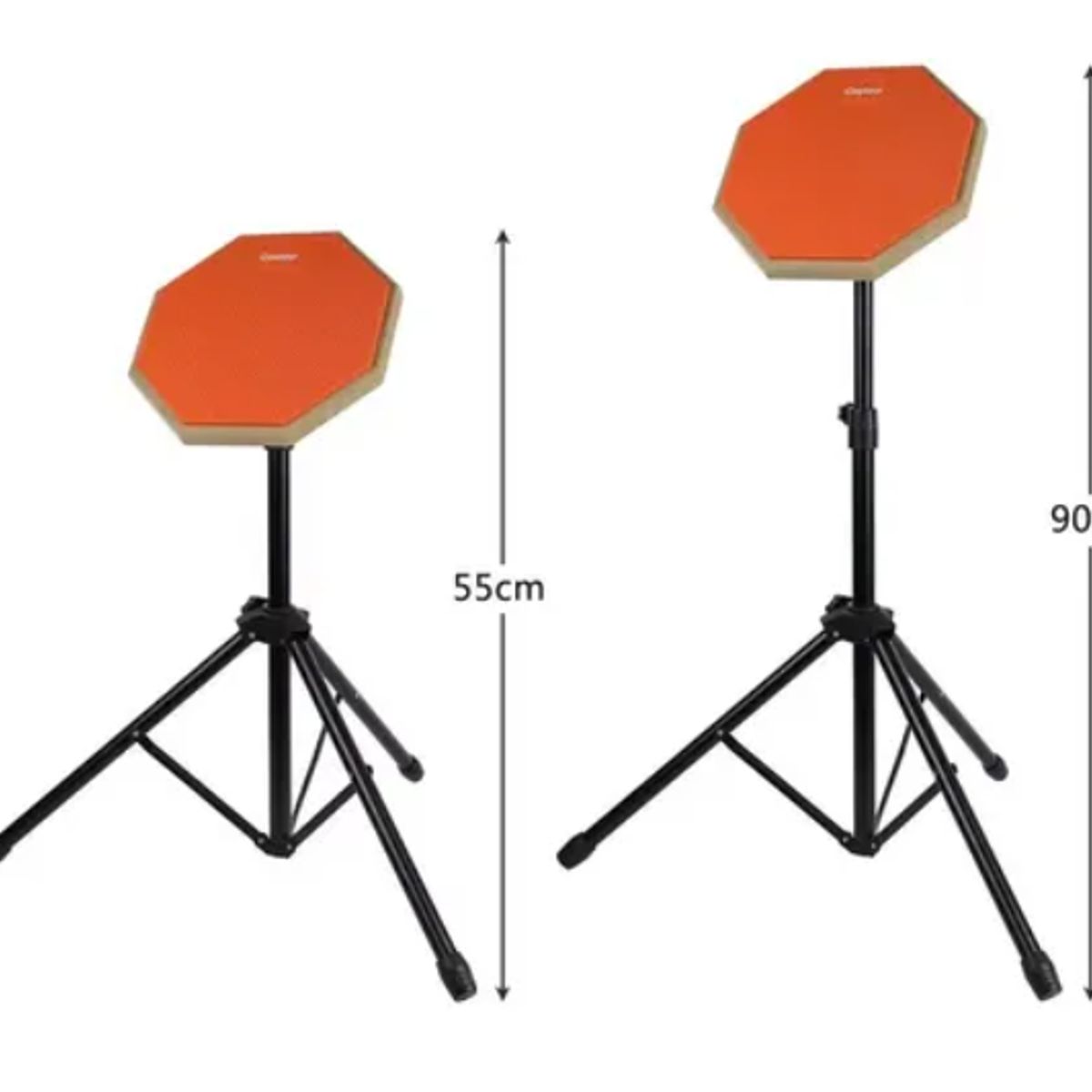 GENERICO - Pad De Práctica Con Atril Y Bolso Y Baquetas