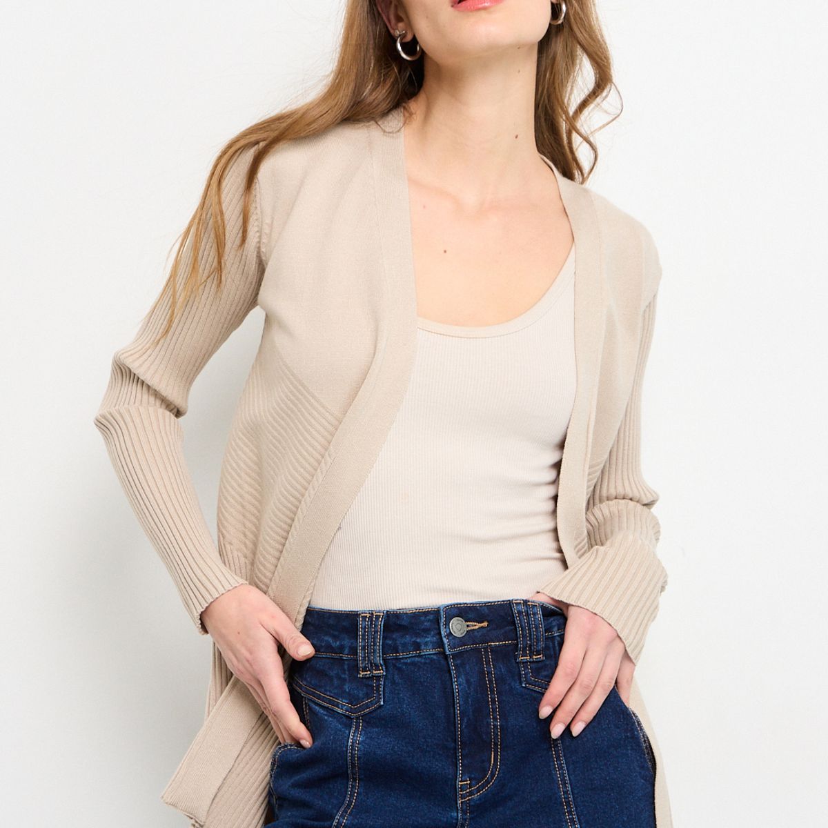 IO - Tejido Mujer Beige IO