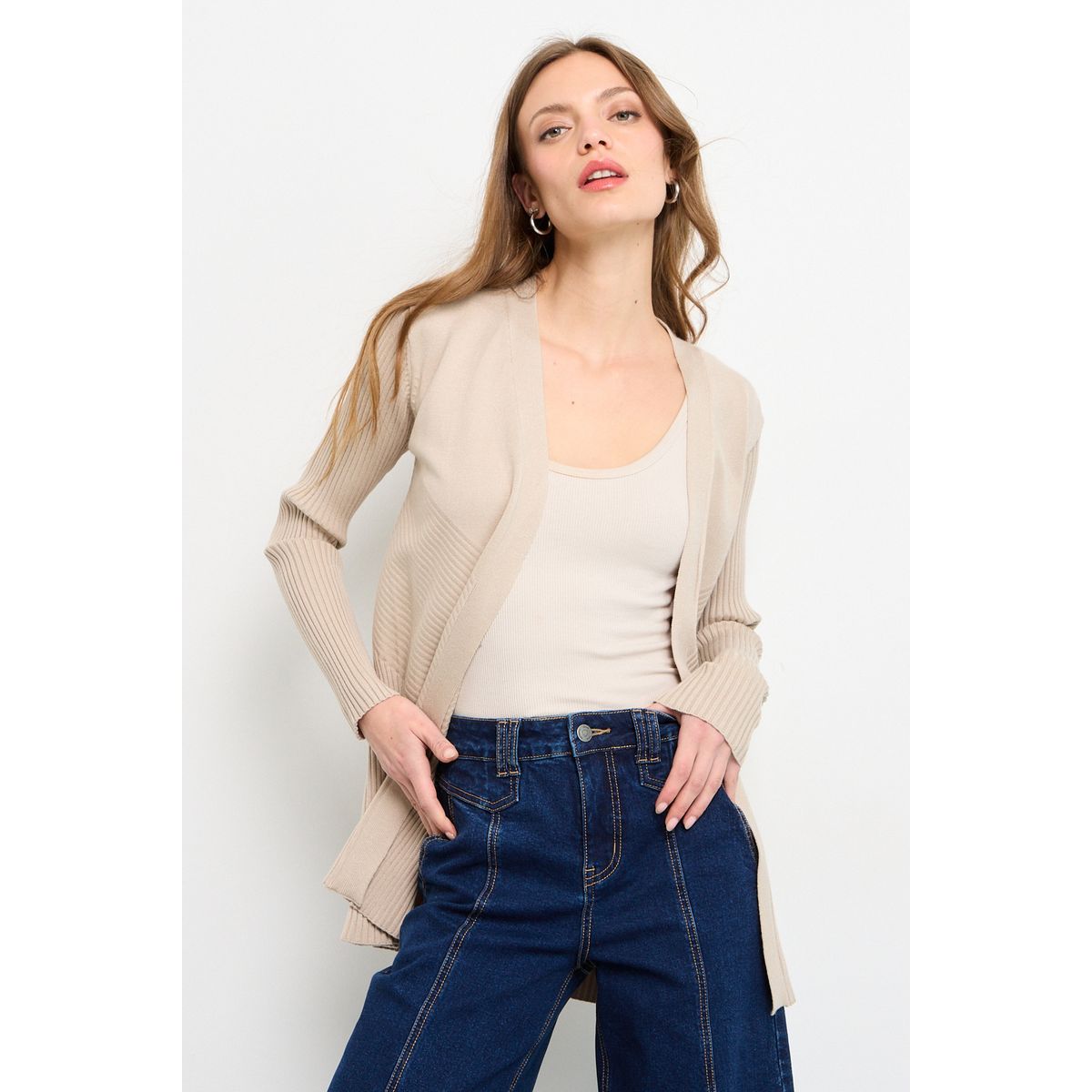 IO - Tejido Mujer Beige IO