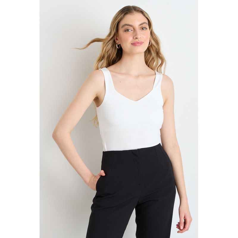 IO - Polera Sin Mangas Mujer Crudo IO