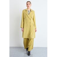Trench Mujer Amarillo