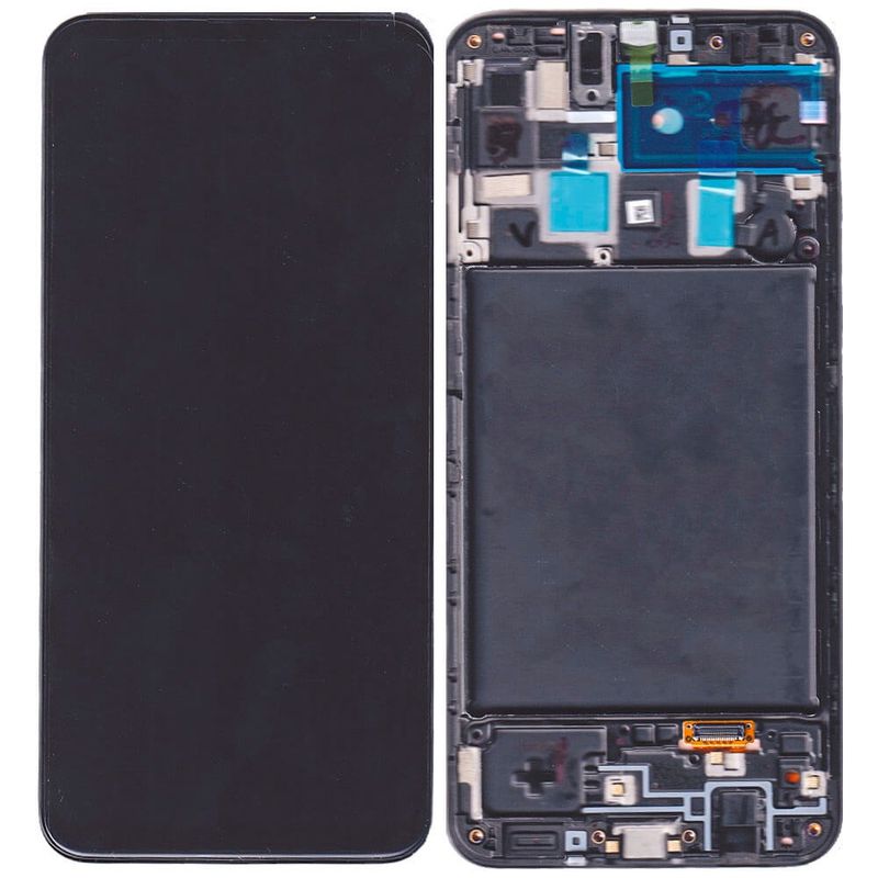 GENERICO - Pantalla LCD más Táctil Samsung Galaxy A20 negra ORI