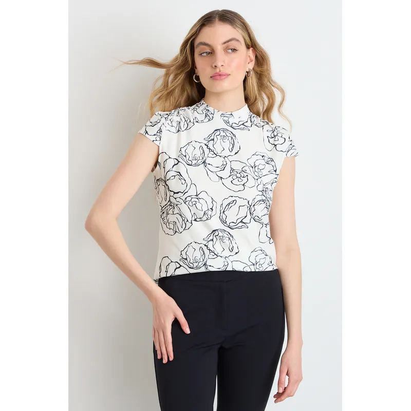 IO - Polera Manga Corta Mujer Crudo IO