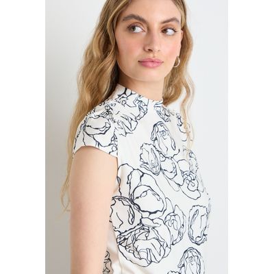 Imagen 2 del producto Polera Manga Corta Mujer Crudo