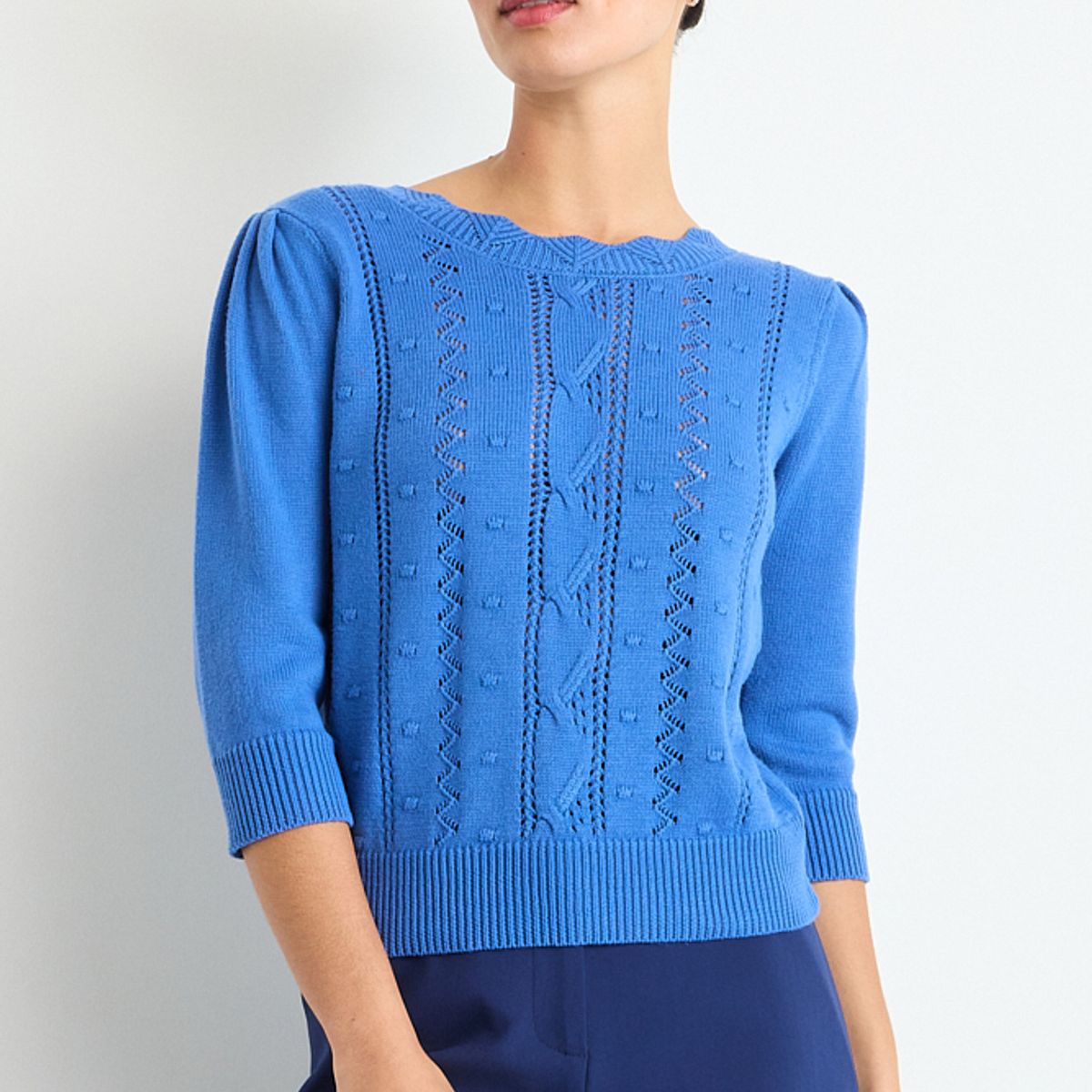 IO - Sweater Mujer Azul IO
