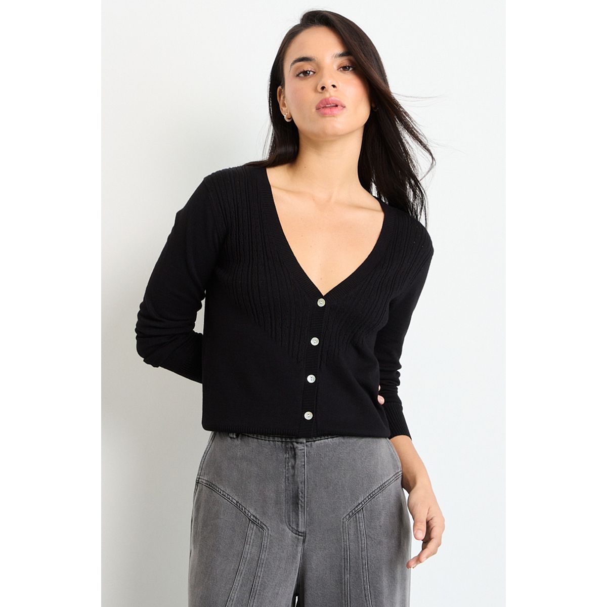 IO - Tejido Mujer Negro IO