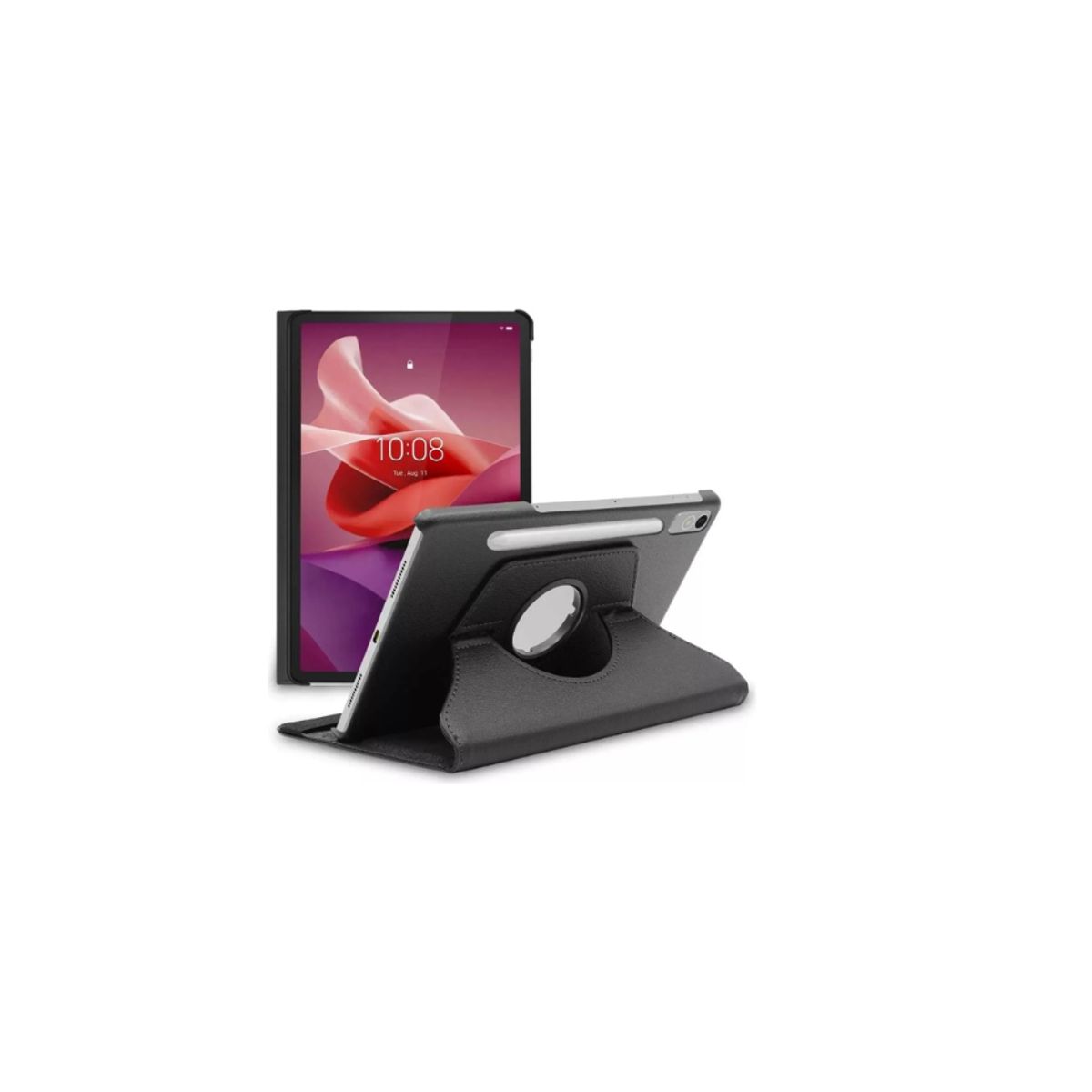 GENERICO - Funda Giratoria 360° Para Lenovo P12 12.7" 2023 - Negro