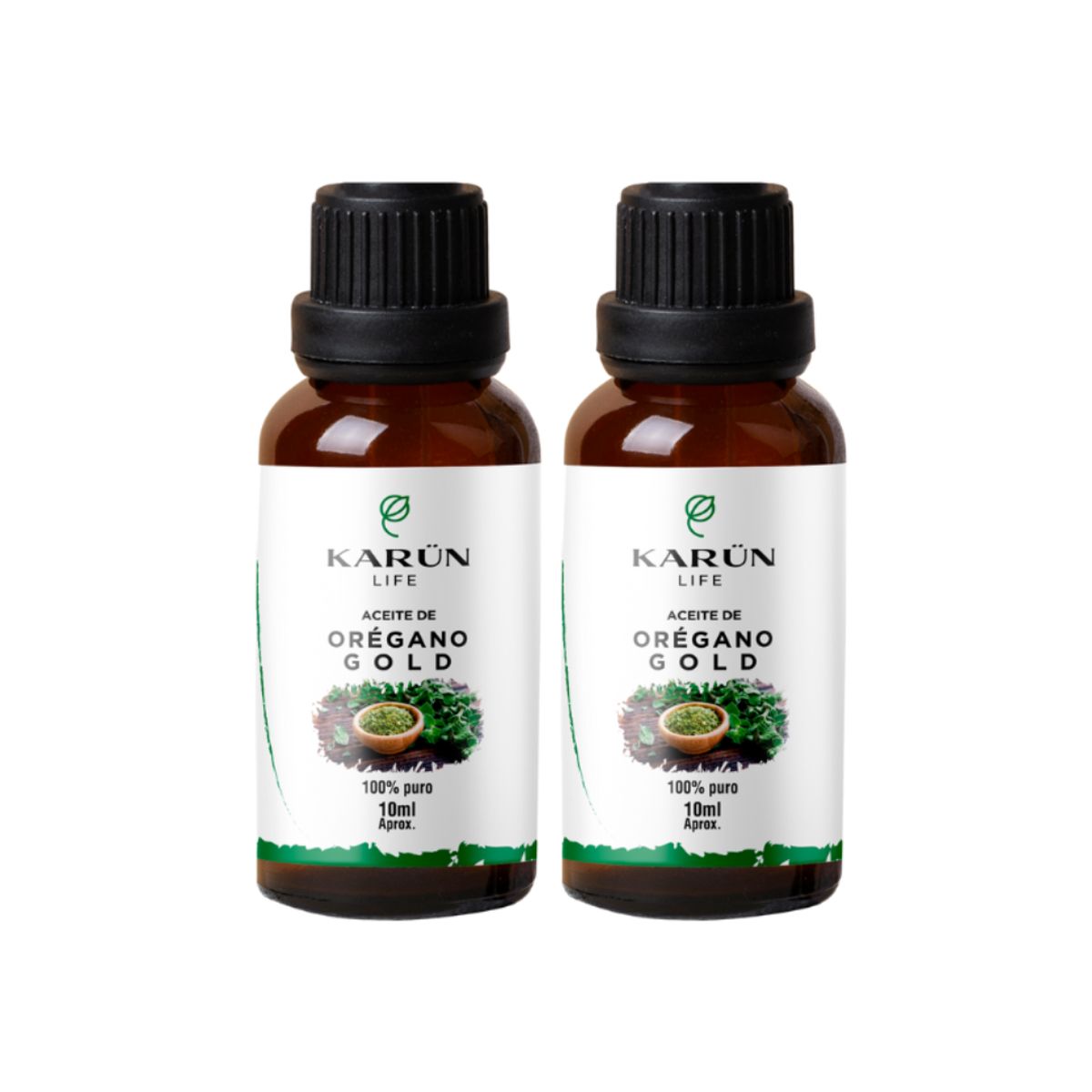 KARUNLIFE - Pack Doble Aceite De Orégano 20 Ml 86%-90% carvacrol Karun Life