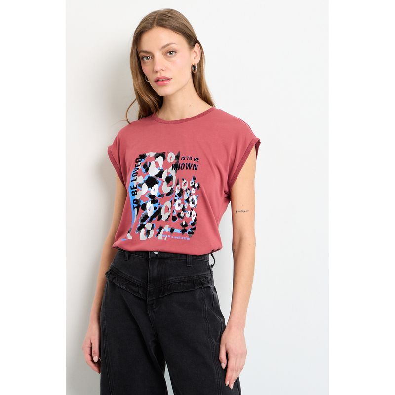 IO - Polera Sin Mangas Mujer Rosa IO