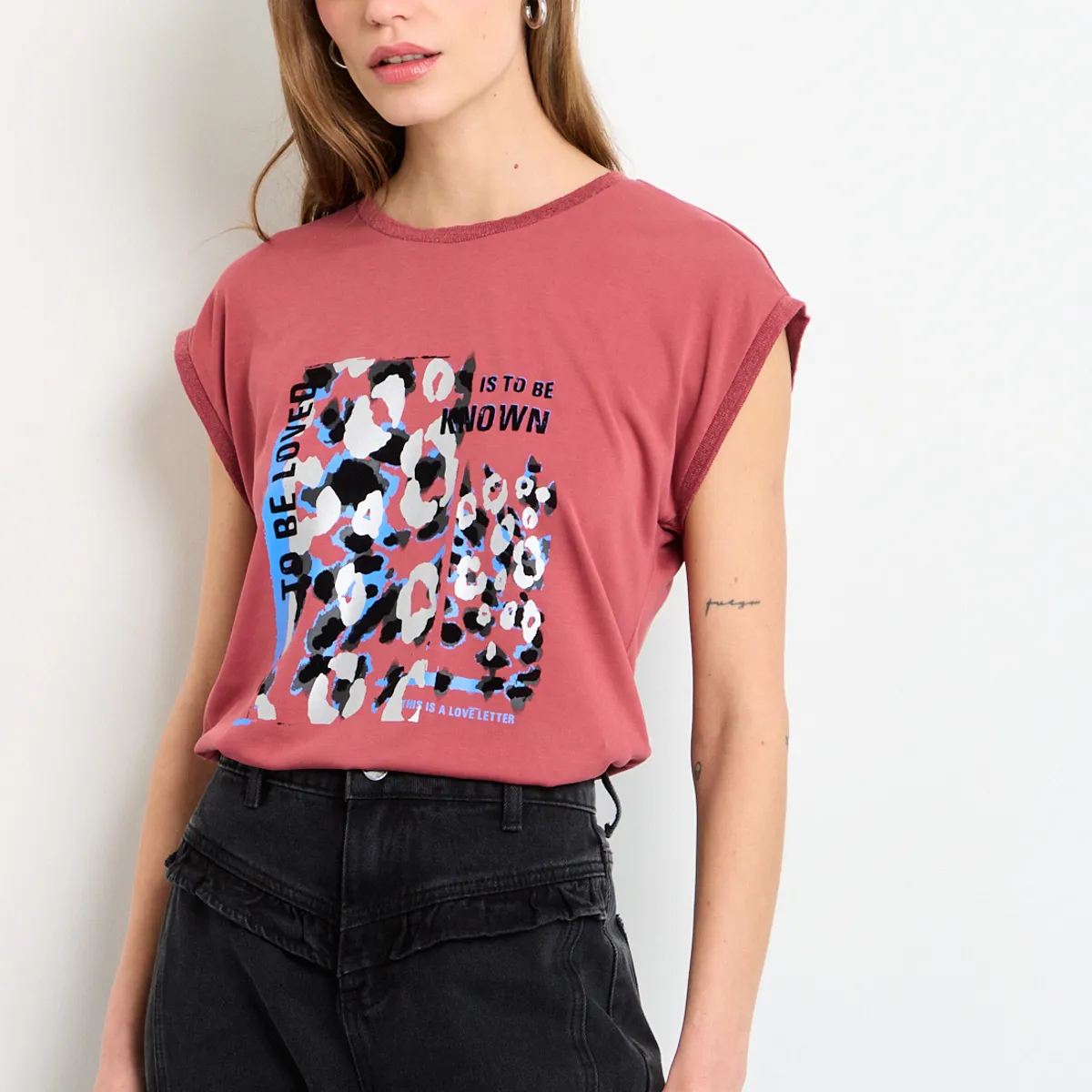 IO - Polera Sin Mangas Mujer Rosa IO