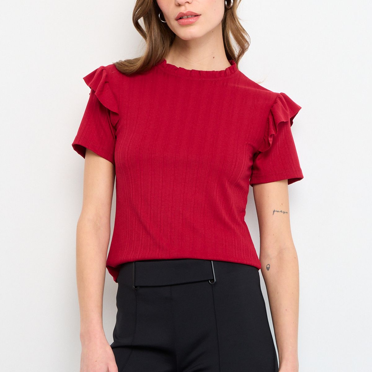 IO - Polera Manga Corta Mujer Rosa IO