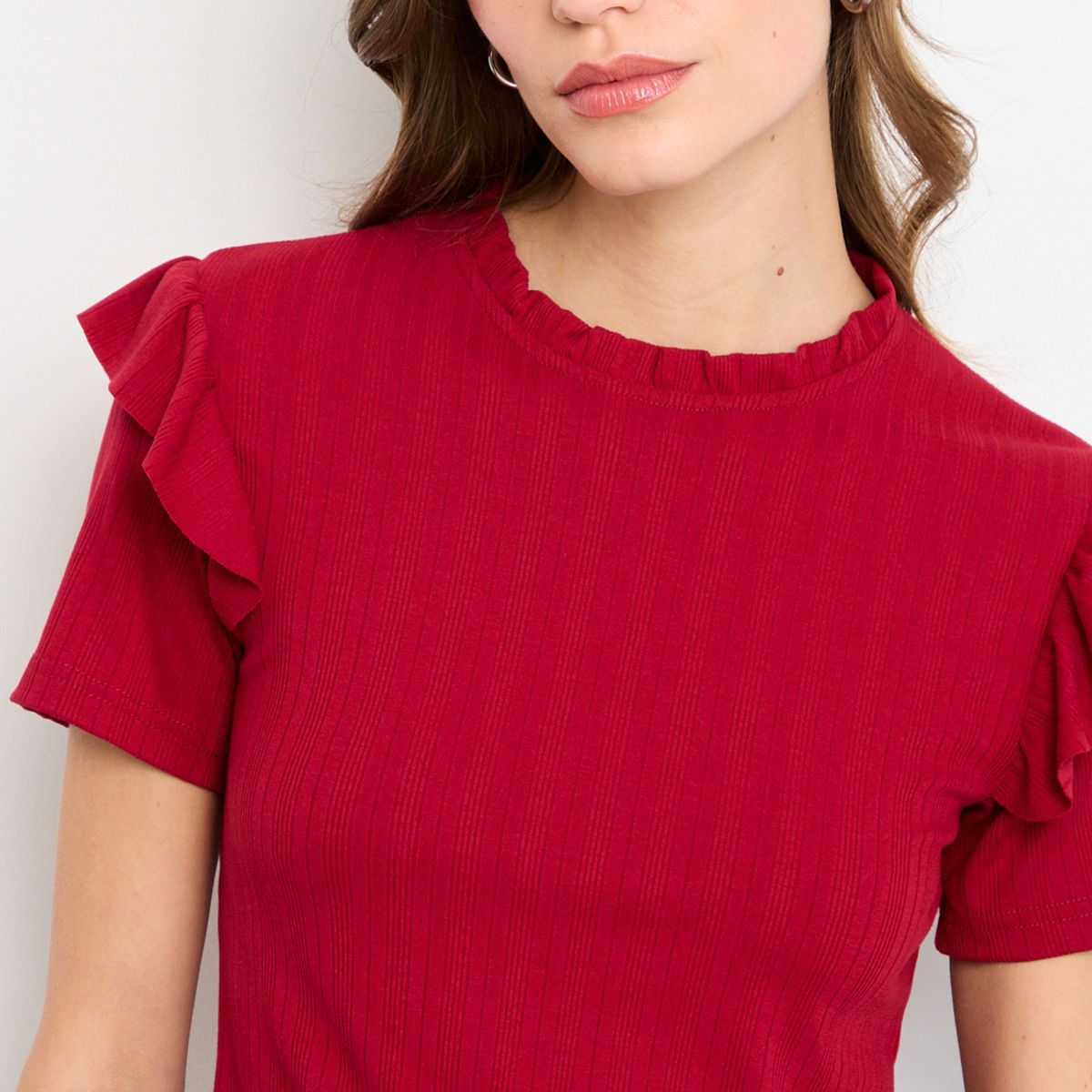 IO - Polera Manga Corta Mujer Rosa IO