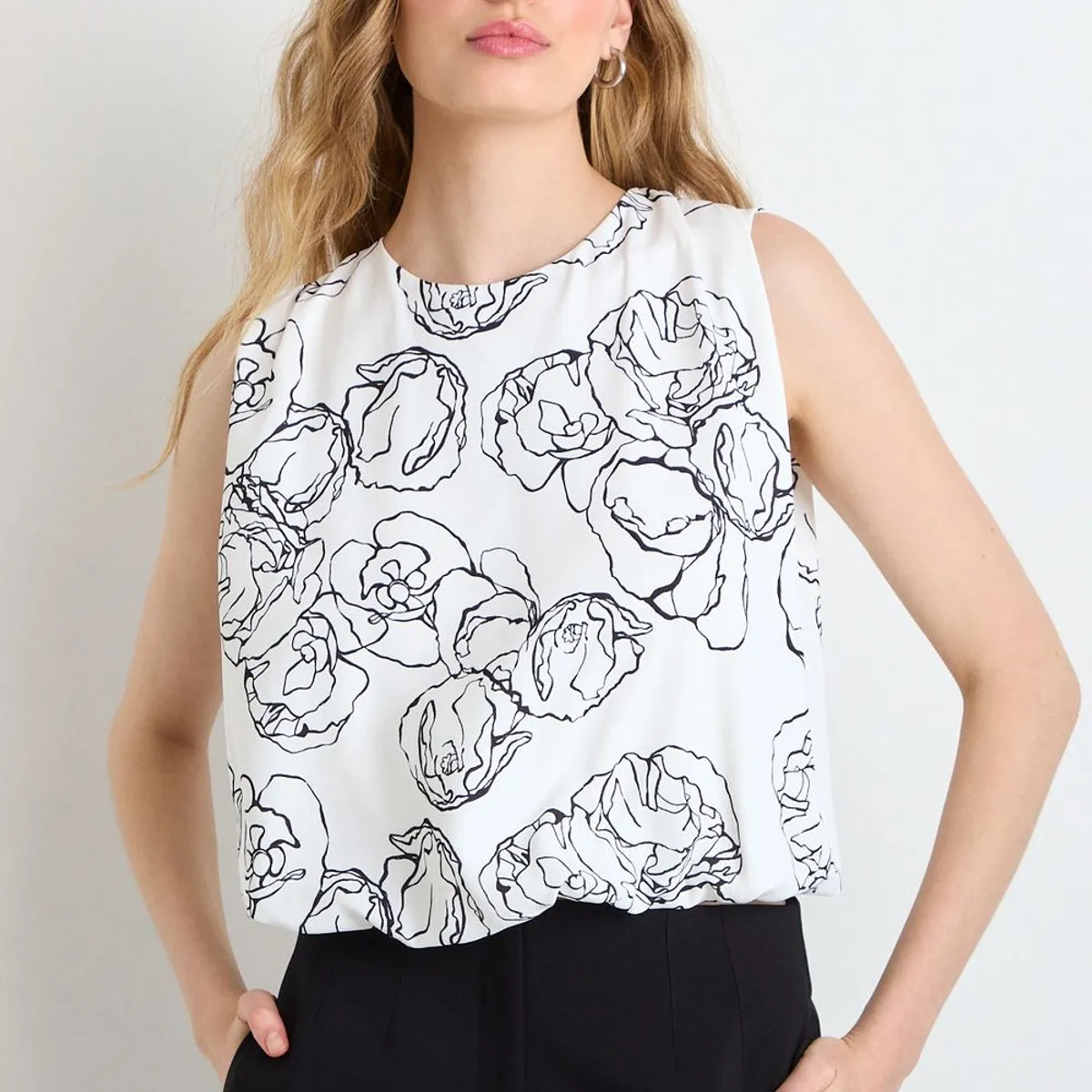 IO - Blusas Sin Manga Mujer Crudo IO