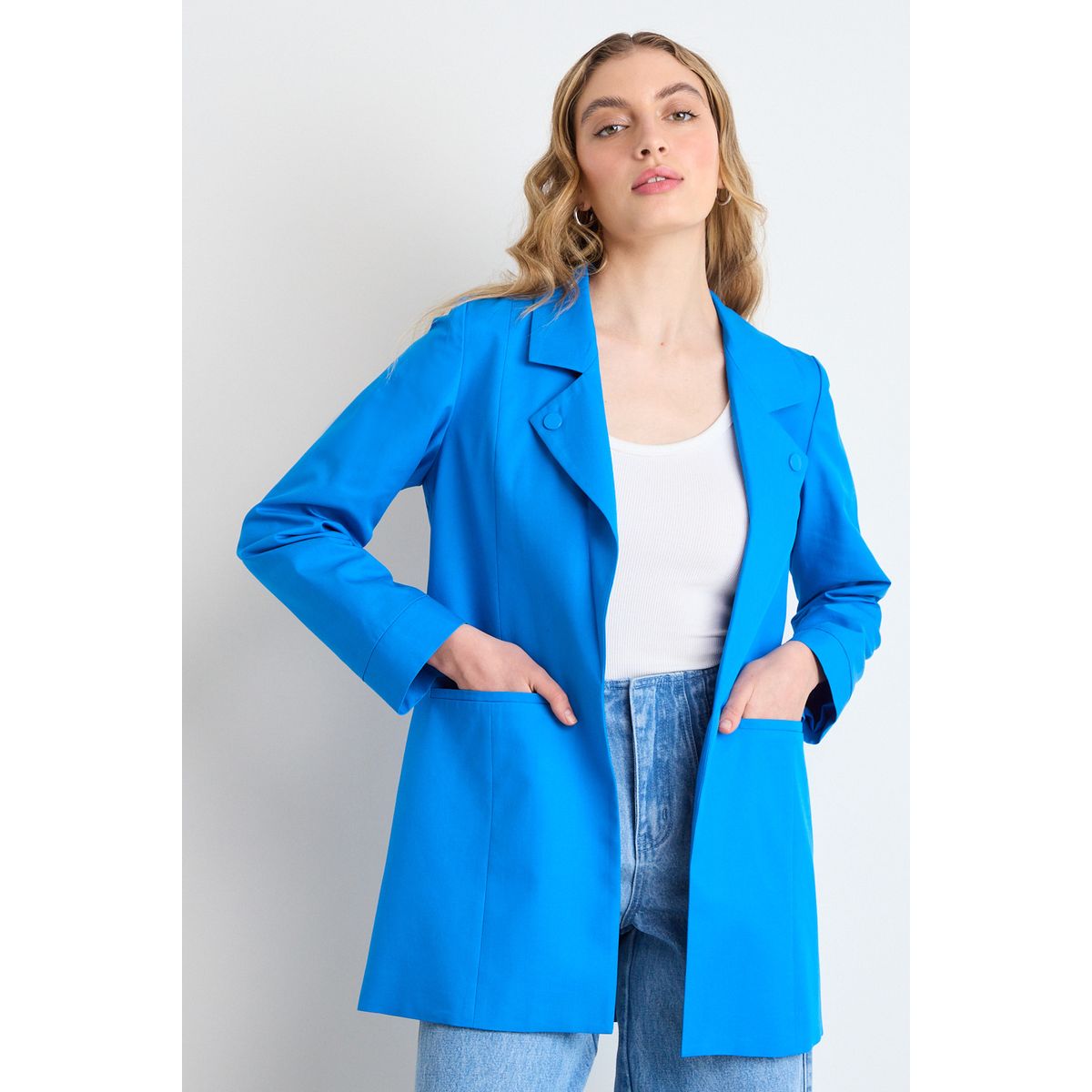 IO - Tapado Abierto Mujer Azul IO