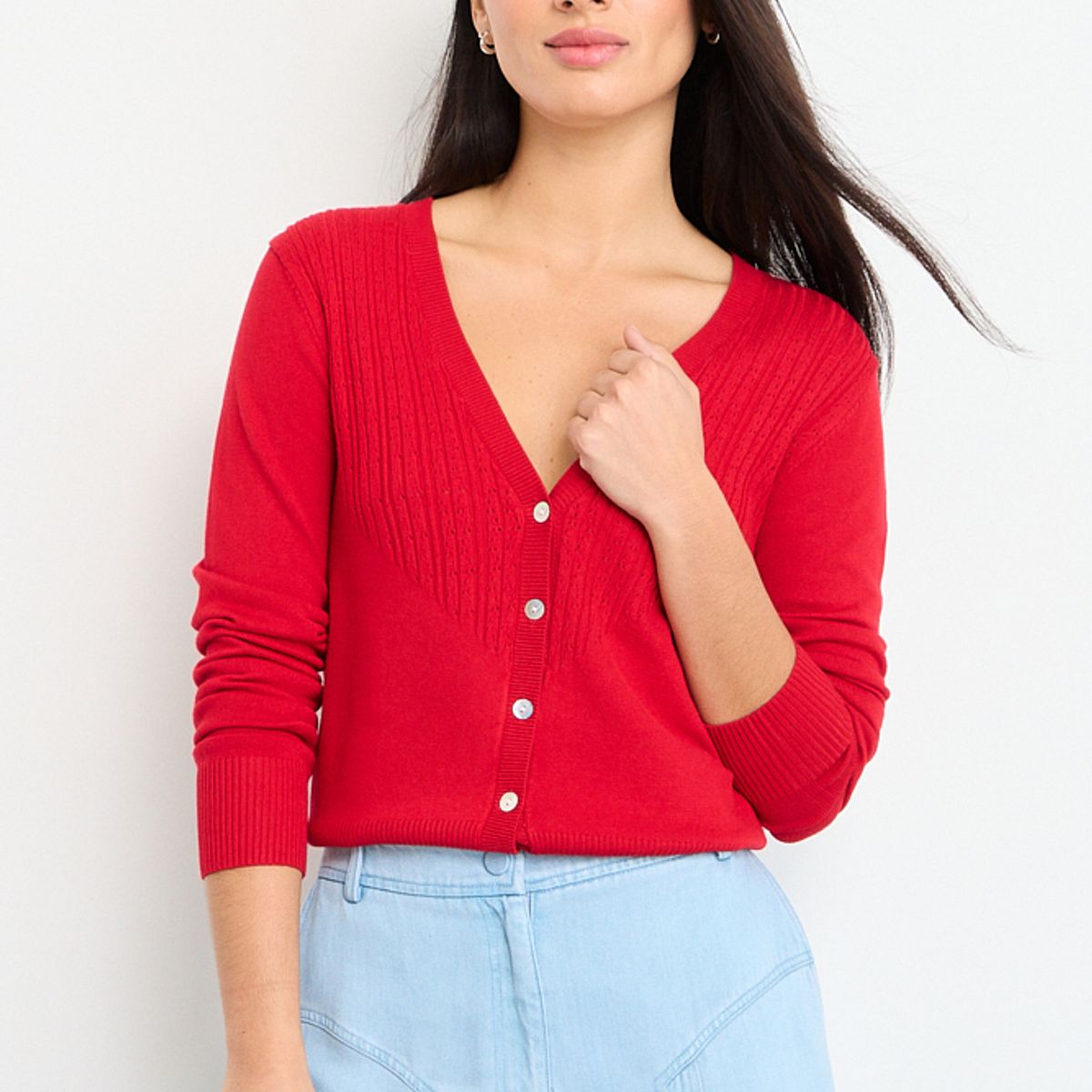 IO - Chaleco Mujer Rojo IO