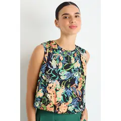 IO - Blusas Sin Manga Mujer Negro