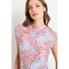 IO - Polera Manga Corta Mujer Rojo