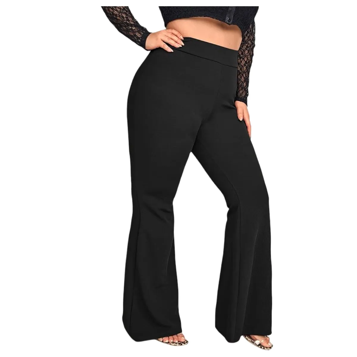 AAYO MODA - Pantalón Pata de Elefante XL  Suave Algodón Nacional
