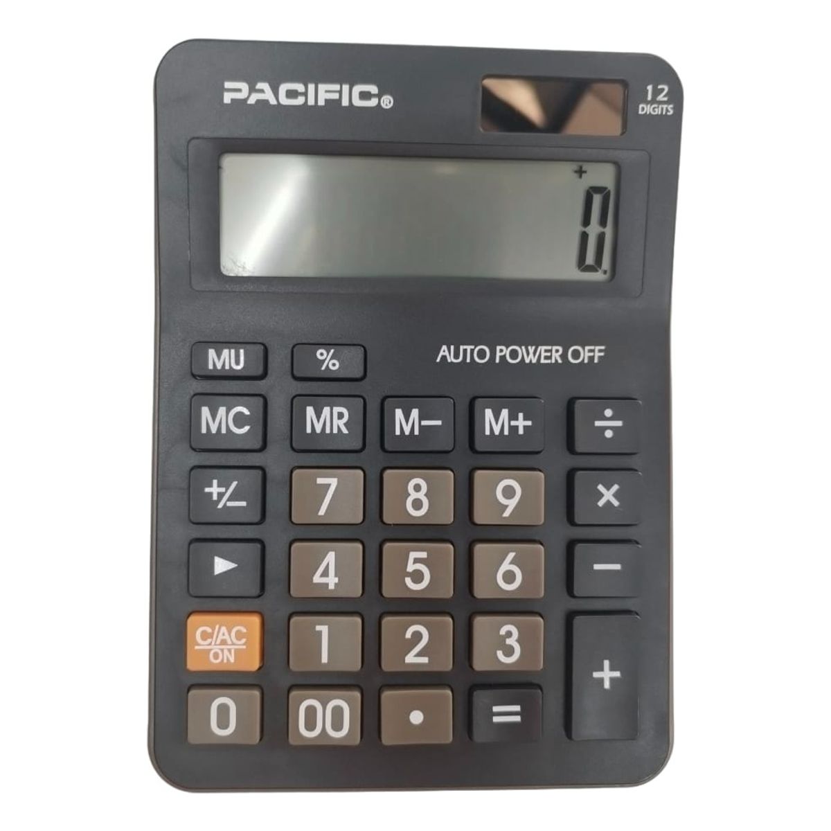 GENERICO - Calculadora Basica 12 Digitos Pantalla Lcd Pacifc Pac01155