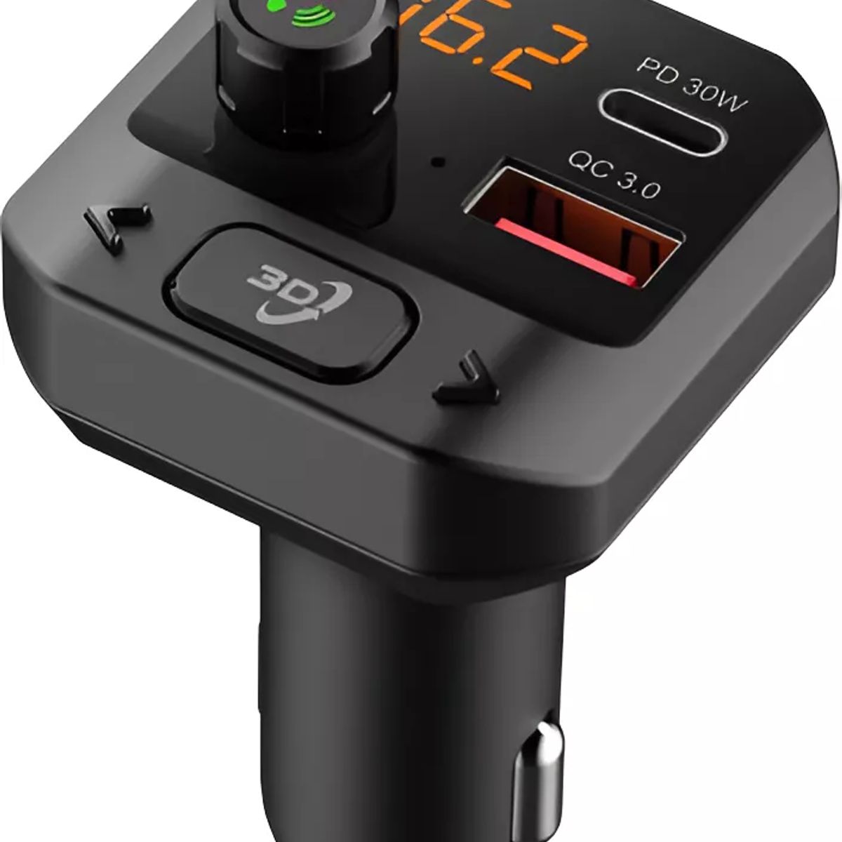 PHILCO - Transmisor Fm Bluetooth Usb 5v 3.4a Philco Bt-400