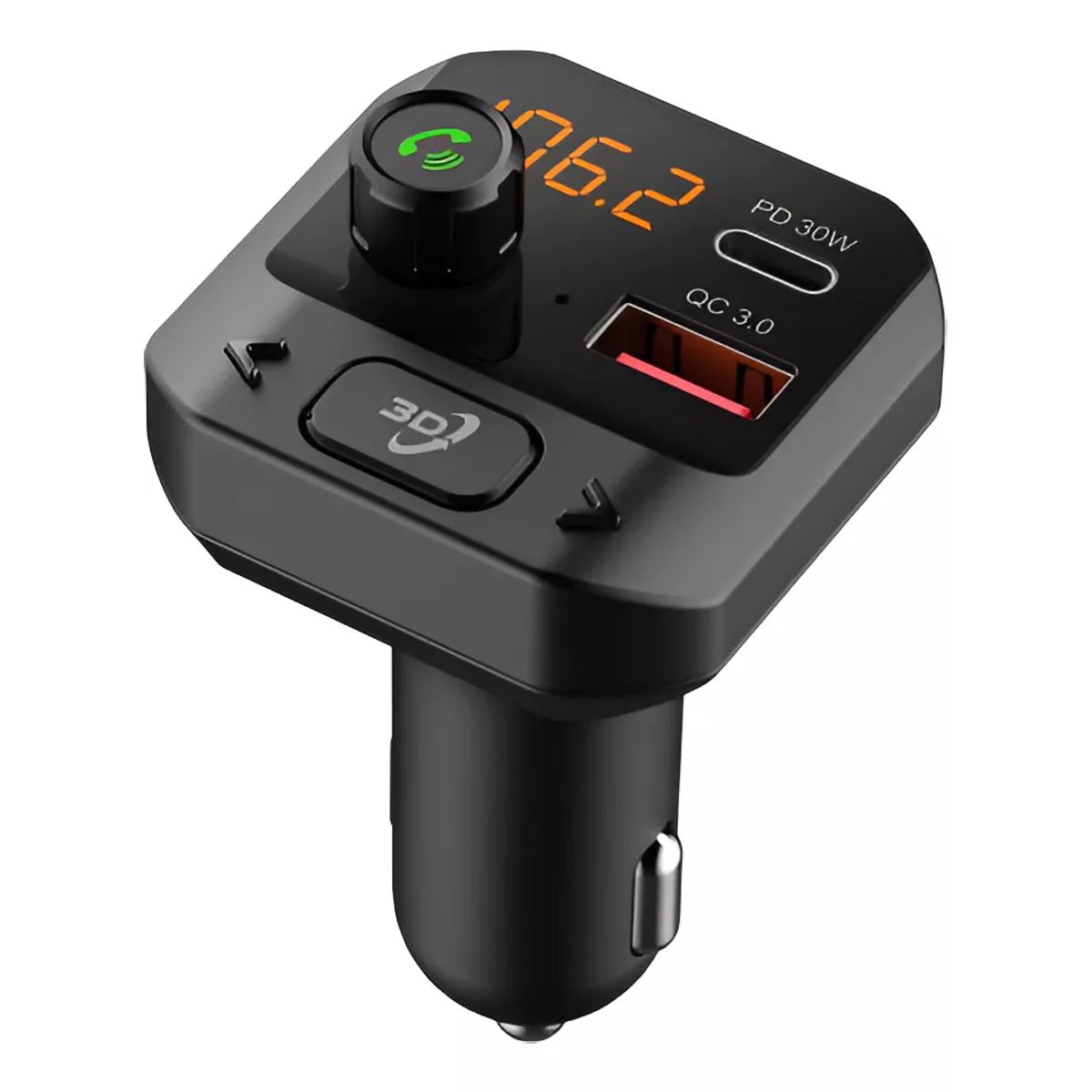 PHILCO - Transmisor Fm Bluetooth Usb 5v 3.4a Philco Bt-400