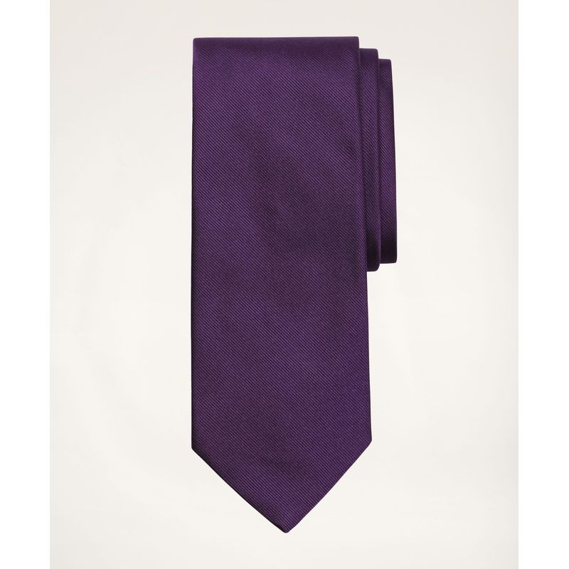 BROOKS BROTHERS - Corbata Hombre Solid Rep Morado