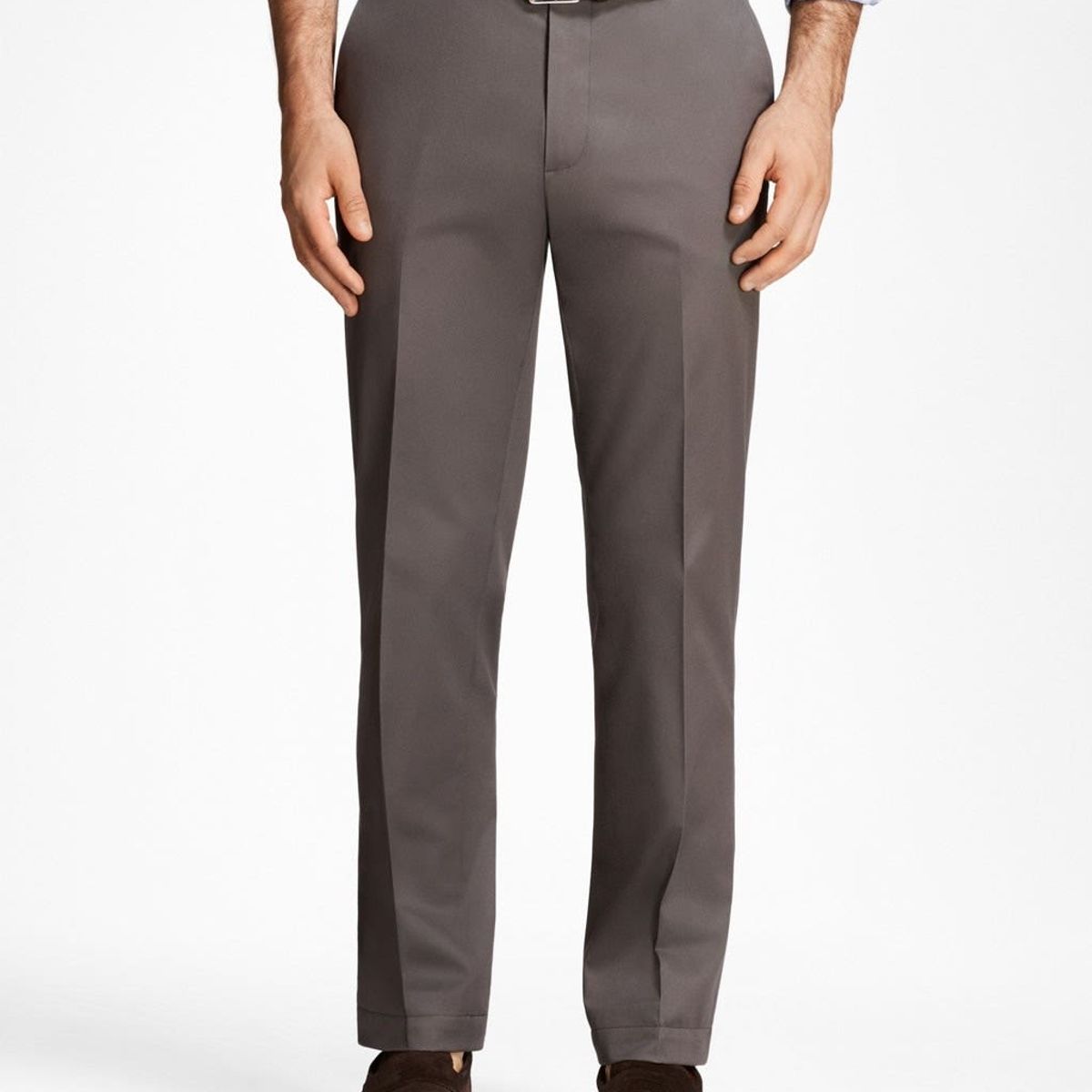 BROOKS BROTHERS - Pantalon Hombre Slim Fit Advantage Chinos Gris