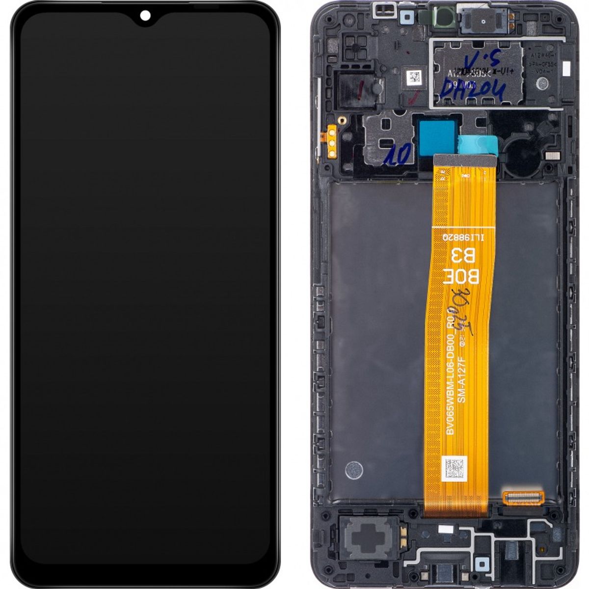 GENERICO - Pantalla LCD más Táctil Samsung Galaxy A12 negra ORI