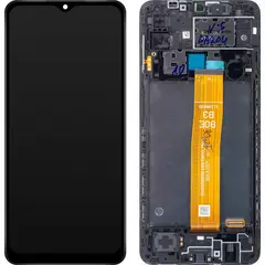 GENERICO - Pantalla LCD más Táctil Samsung Galaxy A12 negra ORI