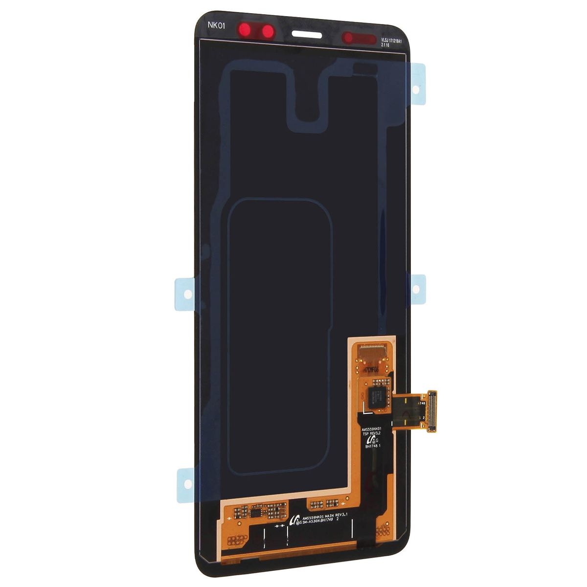 GENERICO - Pantalla LCD más Táctil Samsung Galaxy A8 negra ORI