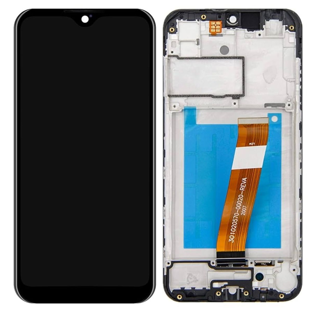GENERICO - Pantalla LCD más Táctil Samsung Galaxy A01 negra ORI