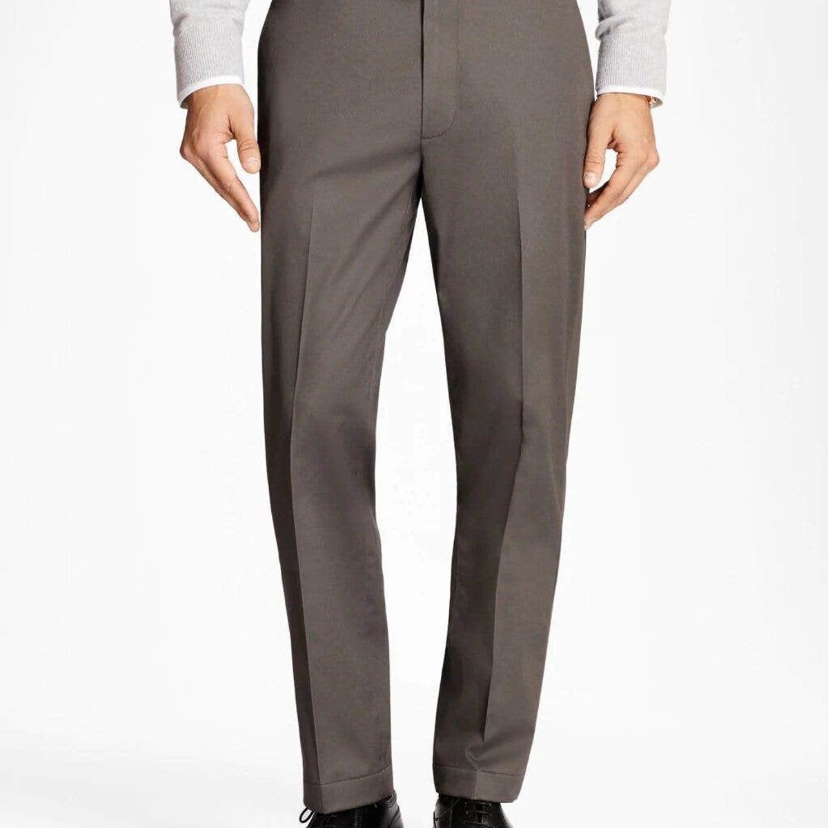 BROOKS BROTHERS - Pantalon Hombre Regular Fit Advantage Chinos Gris