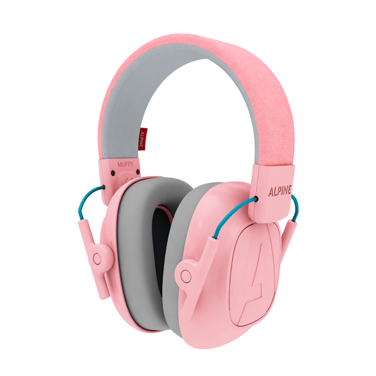 ALPINE - Muffy Kids Rosado-Protección auditiva para niños de 5-16 años cómoda y segura