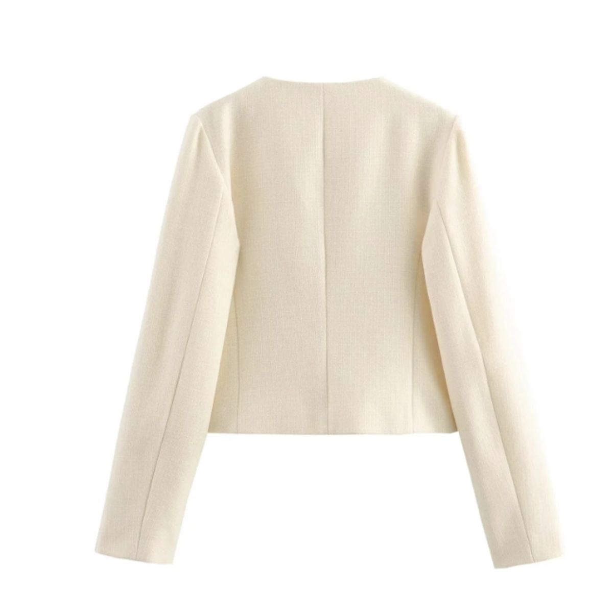 VELVET - Blazer Fiorella Estructura Beige Mujer