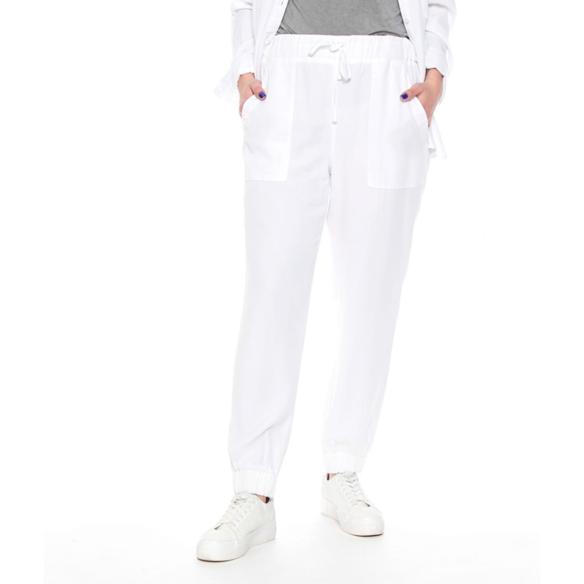 WADOS - PANTALON CARGO LYOCELL CON CINTURA ELASTICADA