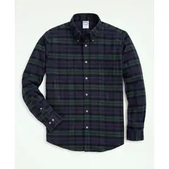 BROOKS BROTHERS - Camisa Hombre Flannel Regular Sportswear Azul