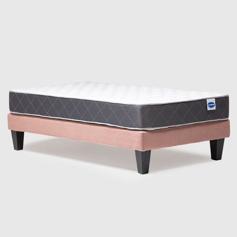 CABSUR - CAMA EUROPEA MAX 1 PLAZA PALO ROSA