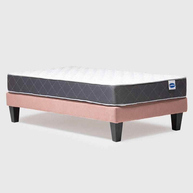 CABSUR - CAMA EUROPEA MAX 1,5 PLAZA PALO ROSA
