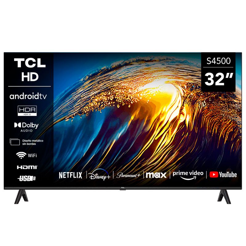 TCL - Smart TV 32" TCL HD 32S4500 Android TV