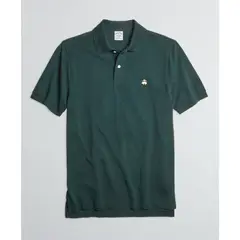 BROOKS BROTHERS - Polera Slim Fit Stretch Supima Performance Polo Shirt Verde