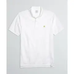 BROOKS BROTHERS - Polera Slim Fit Stretch Supima Performance Polo Shirt Blanco
